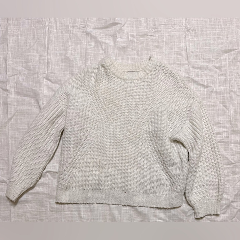 A New Day Women’s Cream Knit Oversized Sweater